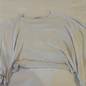 We The Free White Crewneck Top